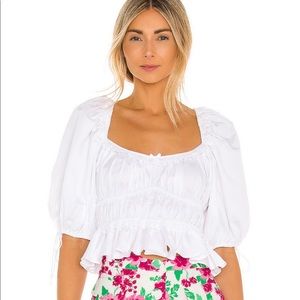 For Love and Lemons Jackson Crop Top